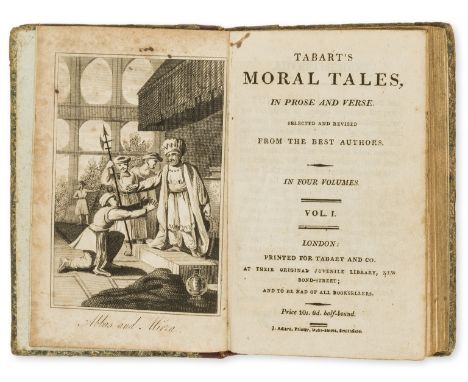 Tabart (Benjamin, publisher).- Tabart's Moral Tales in Prose and Verse, 4 vol., first edition, 21 engraved plates, occasional