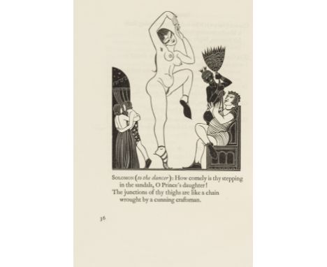 Golden Cockerel Press.- Song of Songs (The) called by many the Canticle of Canticles, number 232 of 750 copies, printed in re