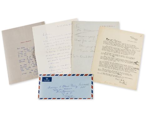 Letters.- Collection of letters to Virginia Vernon, journalist, including: Pamela Frankau; letter to Gilbert Renault, known a