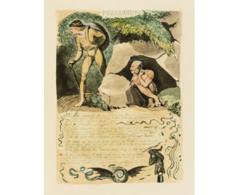 Trianon Press.- Blake (William) Europe: A Prophecy, number XVII of 20 deluxe copies with a set of progressive plates, from an