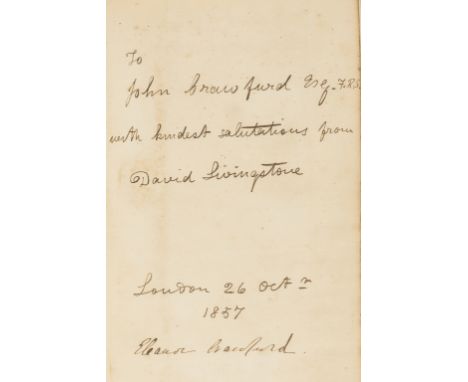 Africa.- Livingstone (David) Missionary Travels and Researches in South Africa, first edition, issue with lithographed plates