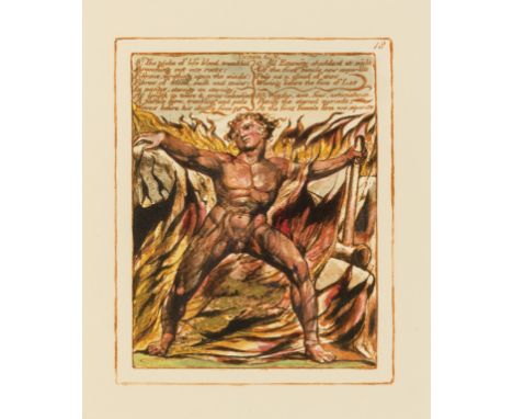Trianon Press.- Blake (William) The Book of Urizen, number XII of 20 deluxe copies with a set of progressive plates, from an 