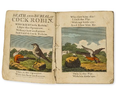 Darton (William, publisher).- Death and Burial of Cock Robin, 16 copper engraved plates, coloured by hand, creasing, occasion