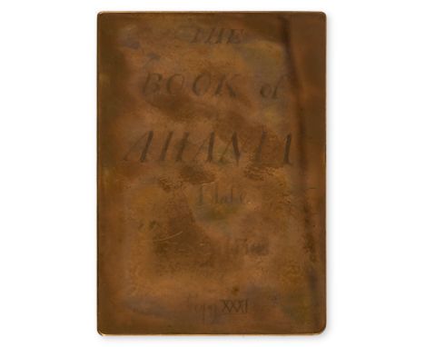 Trianon Press.- Blake (William) The Book of Ahania, number XXXI of 32 deluxe copies with a set of progressive plates, from an
