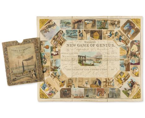 Game.- Wallis (Edward, publisher) Wallis's New Game of Genius, or Compendium of Inventions connected with the Arts, Sciences 