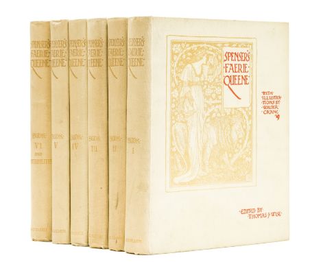 Crane (Walter).- Spenser (Edmund) The Faerie Queene, 6 vol., limited to 1000 copies, edited by Thomas J. Wise, plates and ill