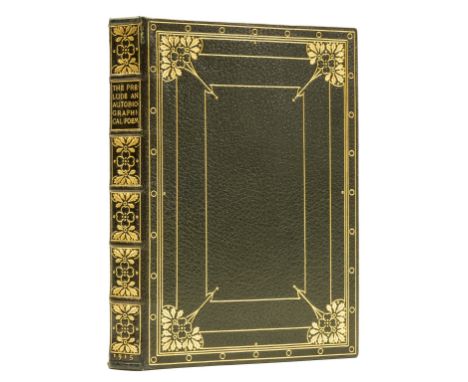 Doves Press.- Wordsworth (William) The Prelude: An Autobiographical Poem...1799-1805, one of 155 copies on paper, printed in 