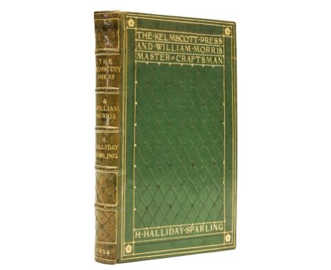 Kelmscott Press.- Sparling (H.Halliday) The Kelmscott Press and William Morris Master-Craftsman, first edition, photogravure 