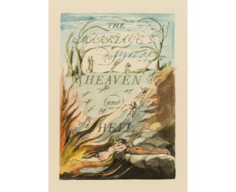 Trianon Press.- Blake (William) The Marriage of Heaven and Hell, number VIII of 20 deluxe copies with a set of progressive pl