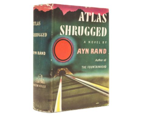 Rand (Ayn) Atlas Shrugged, first edition, original cloth, uncut, dust-jacket, spine very slightly darkened, spine ends and co