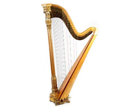 SEBASTIAN ERARDS AND PIERRE, PATENT NO. 6446, 18 GREAT MARLBOROUGH STREET LONDON. A FINE LATE 19TH CENTURY 46 STRING SEVEN PE