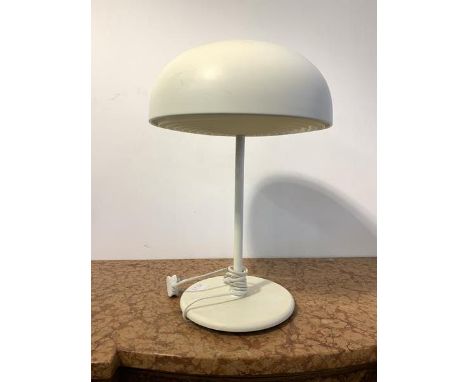 A mid century style table lamp with mushroom shade, H53cm