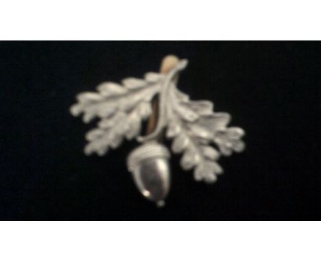 The South Nottingham Yeomanry (Hussars) Forage Cap Badge issued between 1908-1922 (white-metal) Slider. K&amp;K: 1432