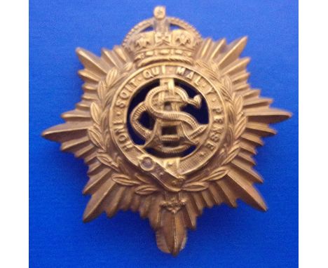 Royal Army Service Corps WWI Cap Badge (Brass, slider) EB53