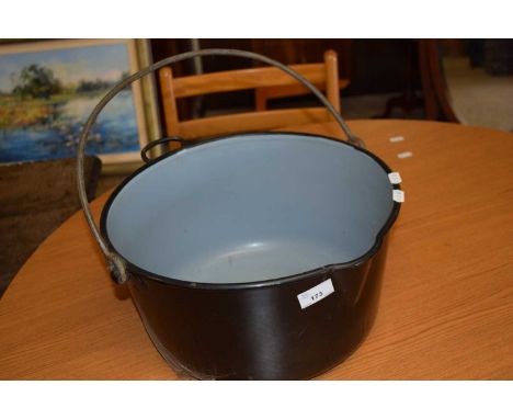 VINTAGE ENAMEL JAM PAN