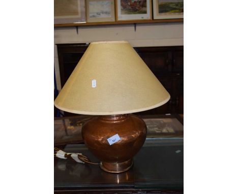 COUNTRY AND EASTERN COPPER TABLE LAMP