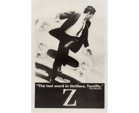 Original vintage movie poster for Z - a 1969 Algerian-French epic political thriller film directed by Costa-Gavras, with a sc