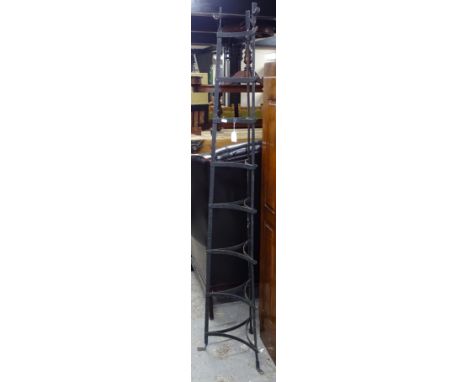 A Vintage metal graduate pan stand 