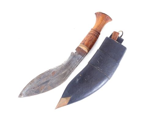 A Gurkha Army knife in scabbard, no. 1024, 38cm 