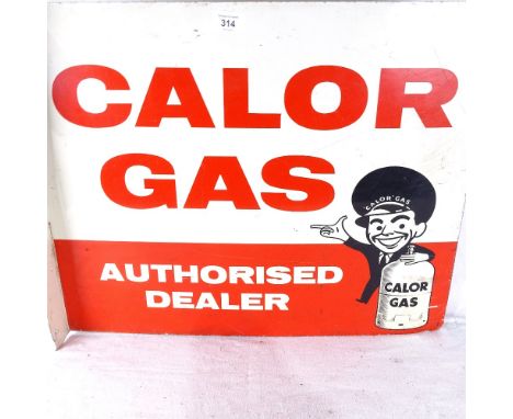 A Calor Gas Vintage double-sided sign, length 56cm 