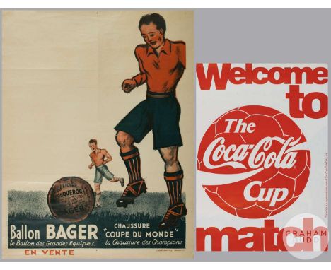 J. De Bussac, Ballon Bager Les Ballon des Grandes Equipes, Chassure "Coupe du Monde" (football and football boots) French adv