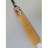 Signed cricket bat by the 1997 Ashes Touring party Australia