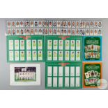 A collection of collectable cards and ephemera relating to cricket