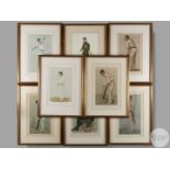 Twenty-one various Vanity Fair prints
