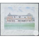 David Gentleman “The Lord’s Pavilion” autographed colour print