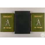 Three volumes on cricket, The Book of Cricket, A Gallery of Famous Players, edited by C.B. Fry