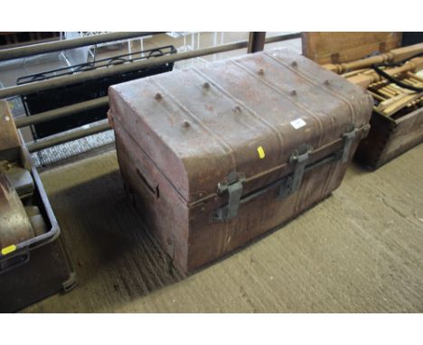 A metal trunk