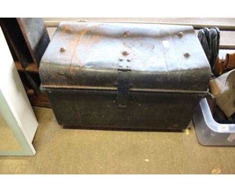 A metal trunk