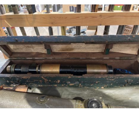 A British Army Telescope Sighting No. 1 Mk. III, cased