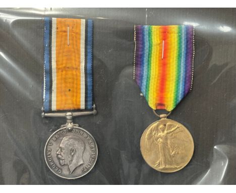 NORFOLK REGIMENT INTEREST: Two WWI pairs of medals named to 12056 PTE. D.L. SEWELL NORF. R. and 19539 PTE. E.A. HOOD NORF. R.
