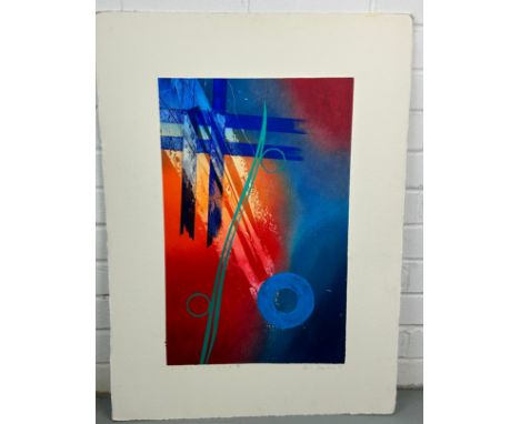 ERIC HEWITSON (B.1966) COLOUR SCREEN PRINT 'DEPOLARISED II' Sheet size 77cm x 57cm 