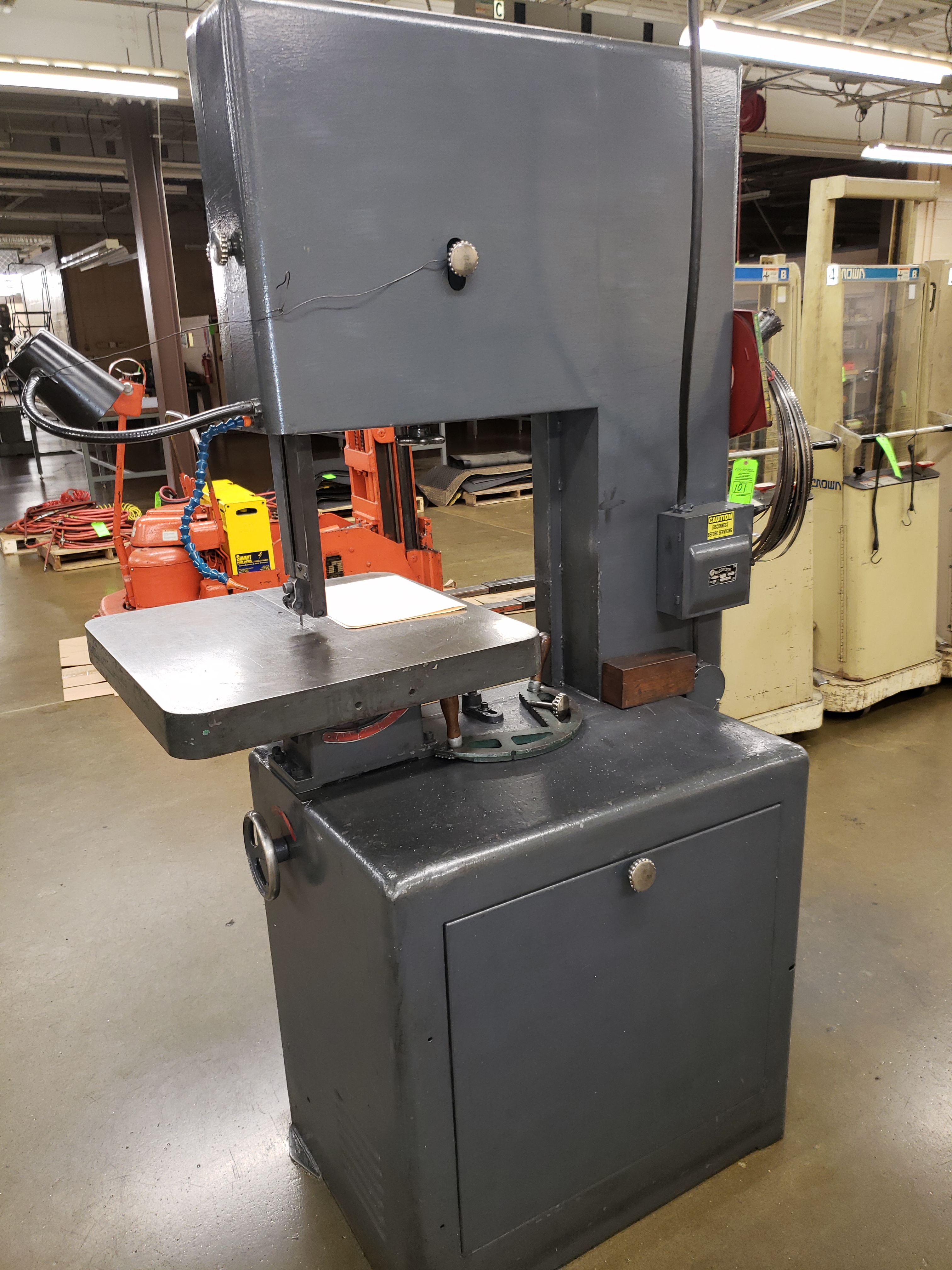POWERMATIC VERTICAL BAND SAW MODEL87 S 987642 W/ BLADE WELDER MODEL