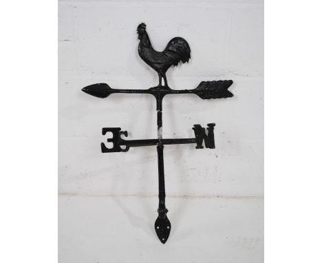 A painted metal weather vane