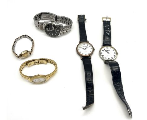 A collection of vintage watches including a Delano ladies watch retailed by Liberty, Tissot, gentleman's Casio etc.