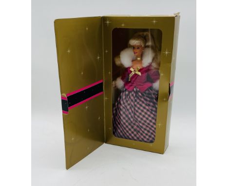 A vintage boxed Mattel special edition "Winter Rhapsody" Barbie doll, exclusively made for Avon