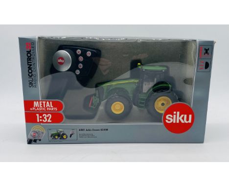 A boxed Siku Control 32 "John Deere 8345R" radio controlled die-cast tractor (6881) - 1:32 Scale