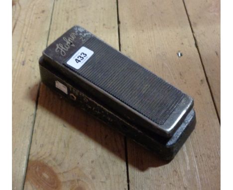 A vintage Hofner Z Wah-Fuzz pedal - in need of restoration