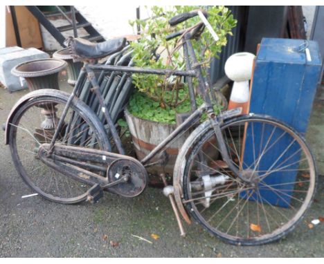 A vintage Raleigh gentleman's bicycle
