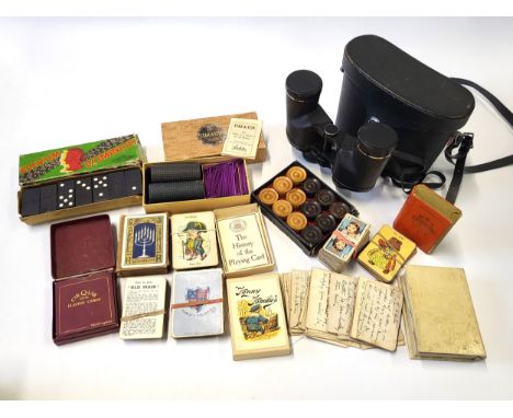A collection of vintage card games including Oliver Twist Series 'Snap', a Victorian family card game issued by A. Collier, L