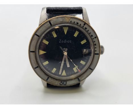 Zodiac Seawolf automatic watch. c1960's