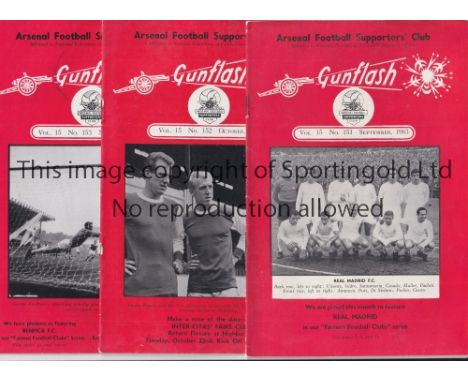 ARSENAL GUNFLASH MAGAZINES     Complete run of magazines from number 5, the first edition to be named Gunflash number 321 plu