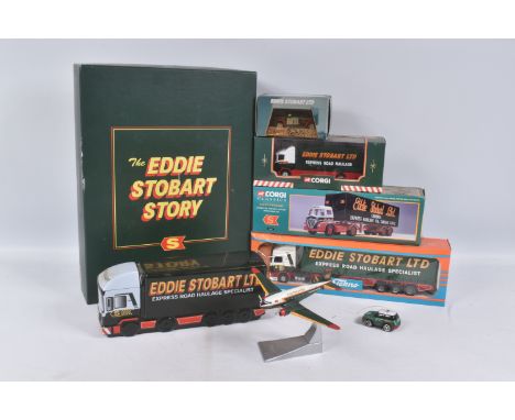 A COLLECTION OF BOXED AND UNBOXED EDDIE STOBART LTD TRANSPORT VEHICLES, to include a Corgi 'The Eddie Stobart Story Limited E