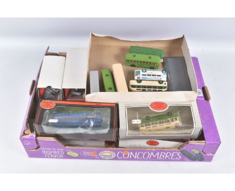 A COLLECTION OF 1:76 SCALE BOXED AND LOOSE DIECAST MODEL COACHES,  to include ten Corgi Original Omnibus Limited Edition Coac