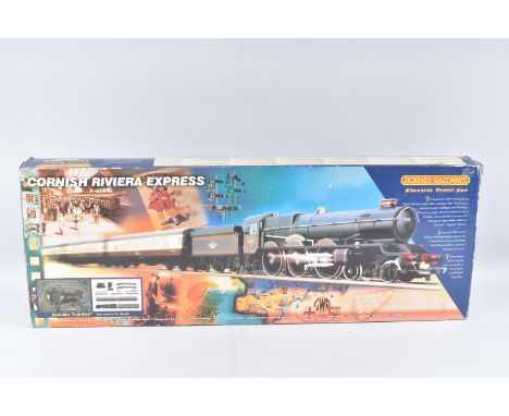 A BOXED HORNBY MODEL RAILWAYS 00 GAUGE CORNISH RIVIERA EXPRESS R.826,  with GWR King Class 4-6-0 6010 'King Charles I' in BR 