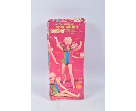 A BOXED MATTEL DRAMATIC NEW LIVING SKIPPER DOLL, No.1117, appears complete and in very good condition with only very minor we
