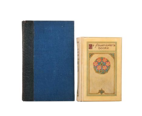 Chivers (Cedric) of Bath, Nuttall, Clarke G. "Ye Flower-Lover's Booke' first edition 1911 with hand tooled and gilt "Vellucen